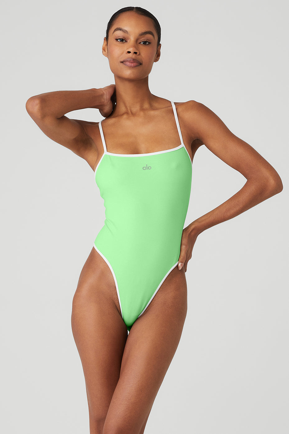 White Women\'s Alo Yoga Ivy League Bodysuit | DUQ-746025