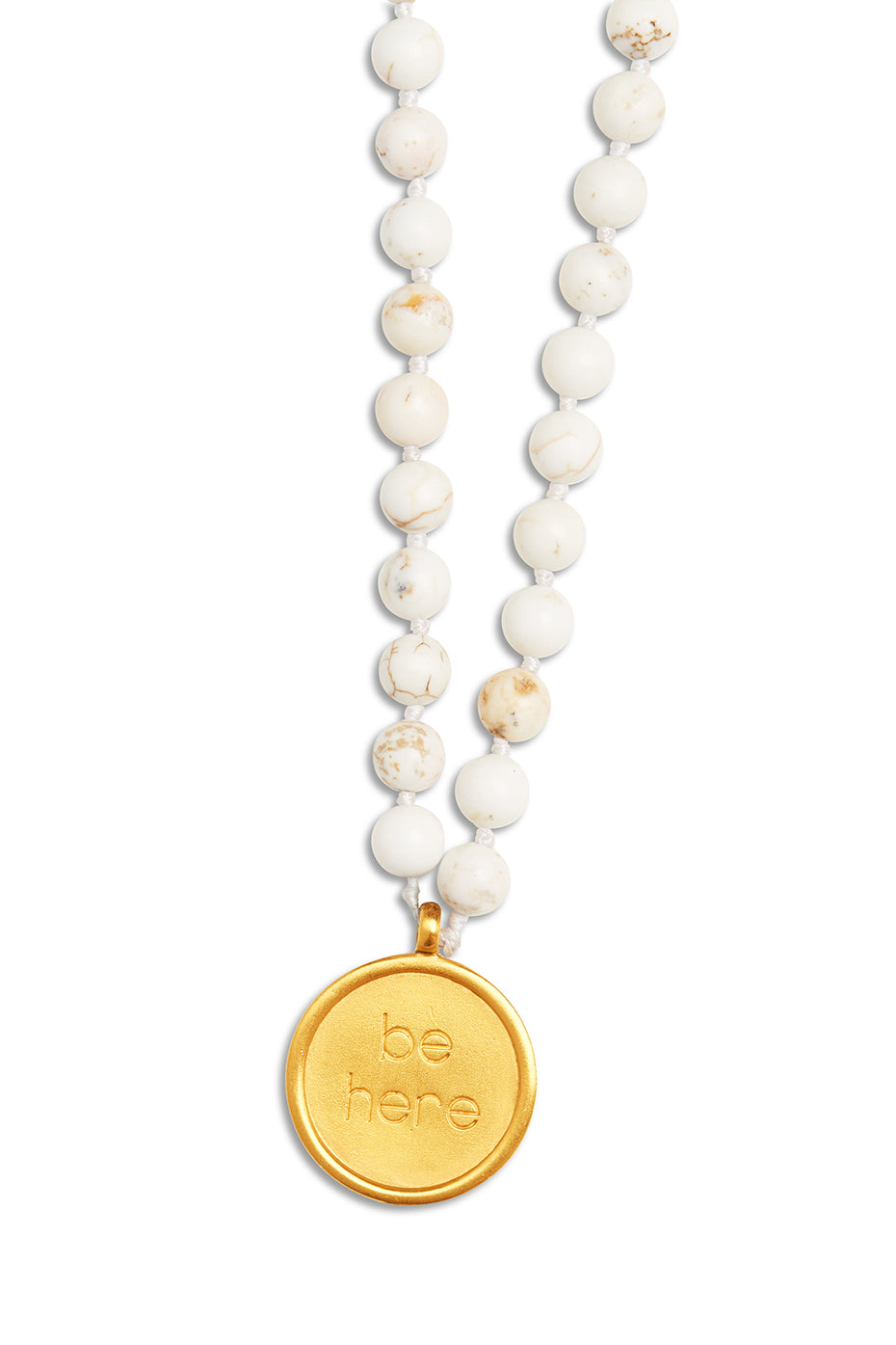 White Women\'s Alo Yoga Mala Necklace Jewelry | HMZ-374926