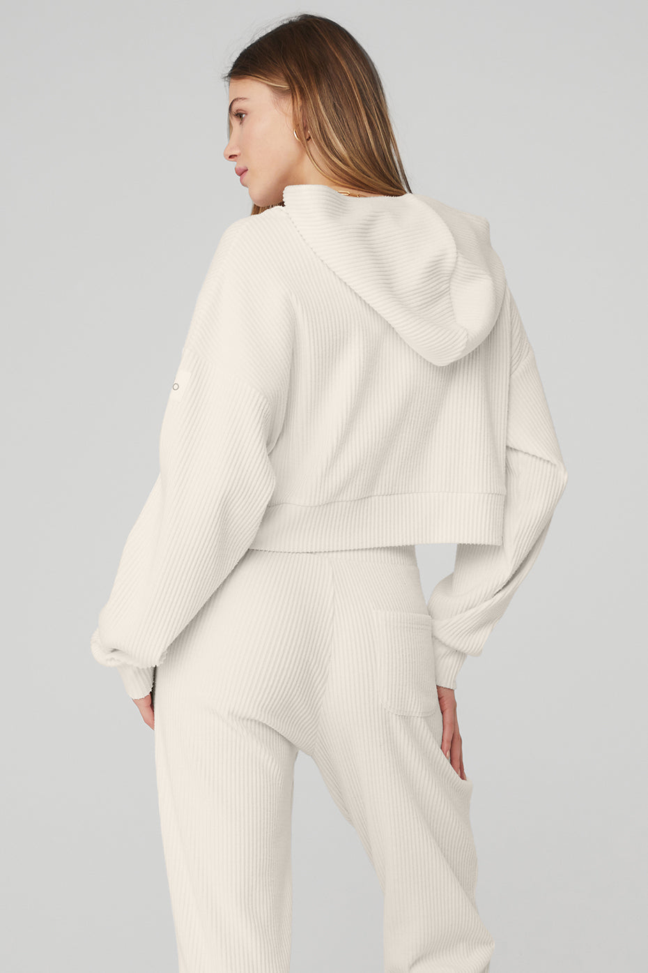 White Women's Alo Yoga Muse Hoodie | EGA-560382