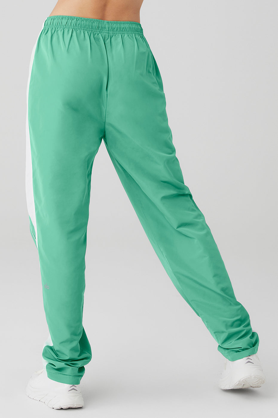 White Women's Alo Yoga Racetrack Pants | GHT-547219