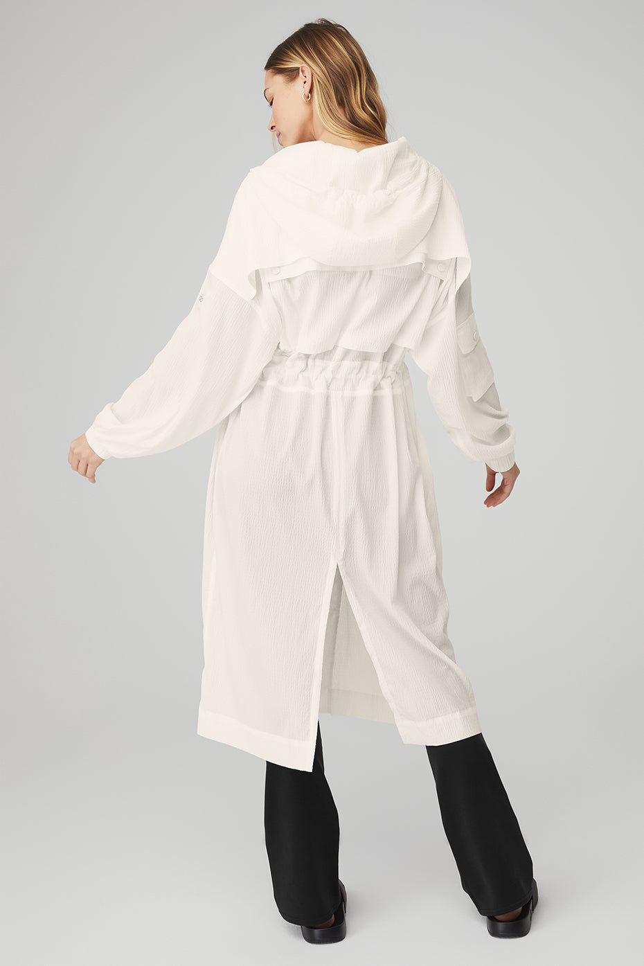 White Women's Alo Yoga Summer Nights Lightweight Coats | DMR-451279