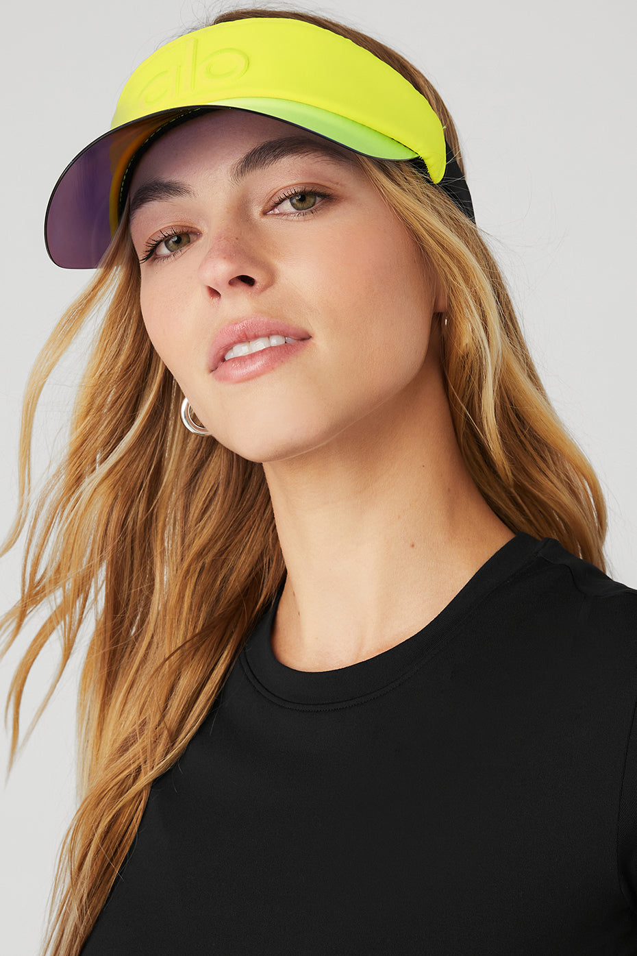 Yellow Women's Alo Yoga Solar Visor Hats | FKL-503782